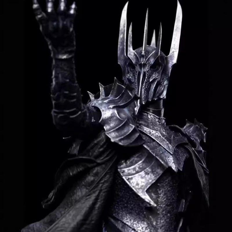 A Gyűrűk Ura sorozat Sötét Nagyúr Sauron Nekromanta Ellenséges Szobor Modell Dobozos Készleten