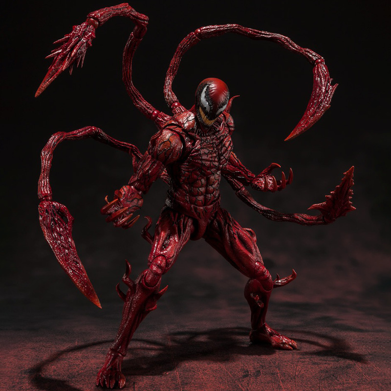 Soul Limit SHF Marvel Movie Venom 2 Slaughter Joint mozgatható figura, kézzel készített modelldíszek