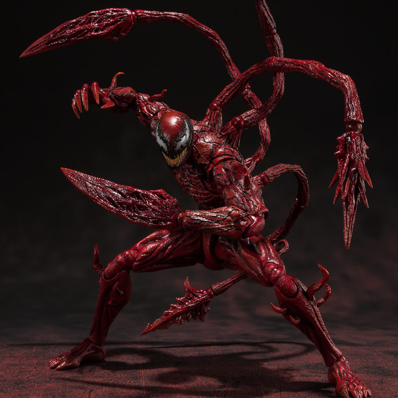 Soul Limit SHF Marvel Movie Venom 2 Slaughter Joint mozgatható figura, kézzel készített modelldíszek
