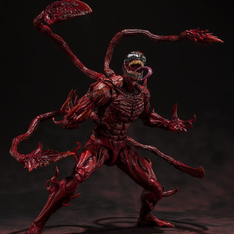 Soul Limit SHF Marvel Movie Venom 2 Slaughter Joint mozgatható figura, kézzel készített modelldíszek