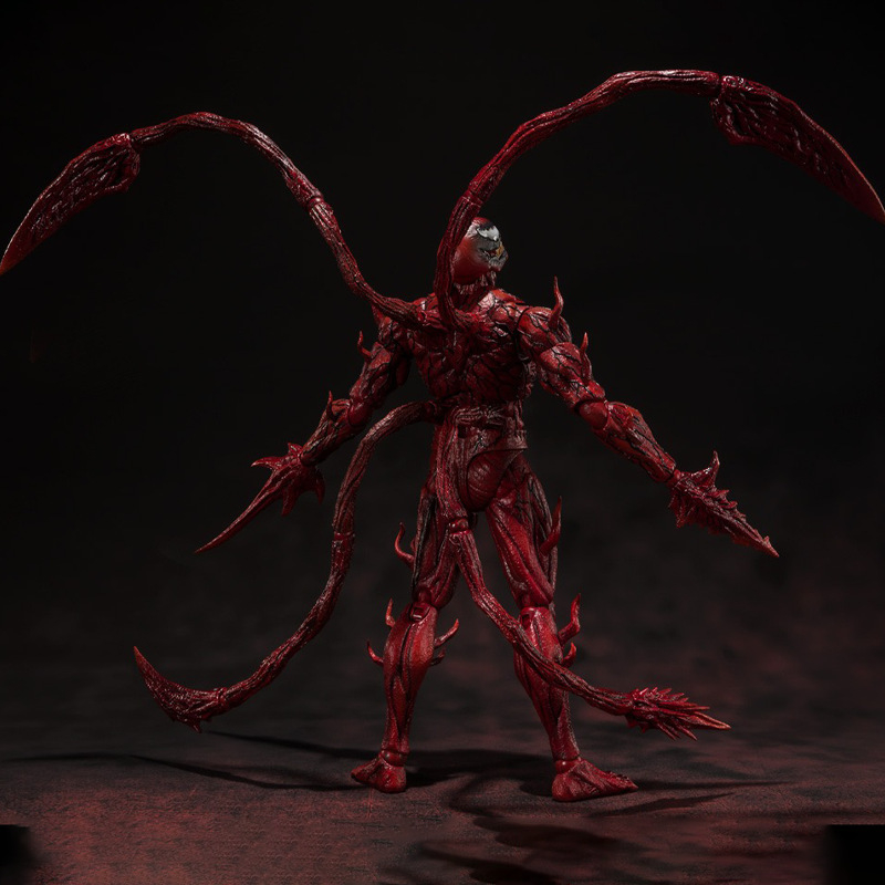 Soul Limit SHF Marvel Movie Venom 2 Slaughter Joint mozgatható figura, kézzel készített modelldíszek
