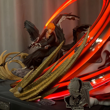 Άγαλμα Death GK Kurosaki Yihu Flying Leaf Crescent Moon Sky Rush με διπλή κεφαλή και γλυπτό, χειρός, σε κουτί