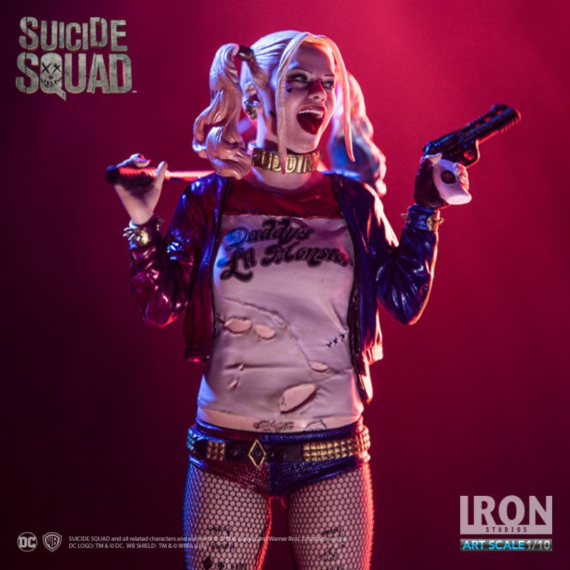 Task Force X 7-ιντσών Κλόουν Γυναίκα Harley Quinn Ομάδα Αυτοκτονίας Boxed Hand Office
