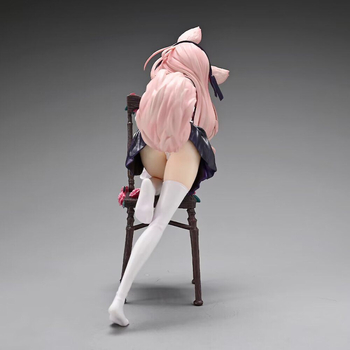 Χειροποίητο μοντέλο παιχνιδιού για κορίτσια δεύτερης διάστασης με κουνέλι GK, κουνέλι, flova, καρέκλα, στολίδια, παιχνίδι