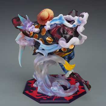 Άγαλμα Πειρατή GK Μάχης με Τετρατάχυτη Αναπήδηση Luffy σε Κουτί, Χειροποίητα Μοντέλα, Στολίδια