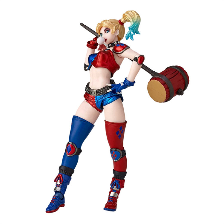 Kaiyodo hämmastav Yamaguchi stiilis nr 015 Ex Harley Quinni tegevusfiguur hulgimüügist