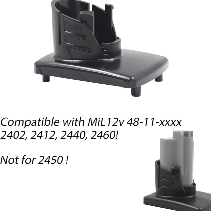 Jauns Mivochi Milwaukee M12 akumulatora augšējā vāka plastmasas korpusa nomaiņas 12 V litija akumulators
