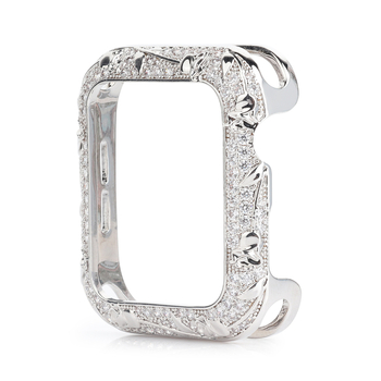 Sobib Apple Watch 34567/Se metallist vaskkaitseümbrisega Apple 8. põlvkonna Tulip Diamond kellaümbrisraamiga