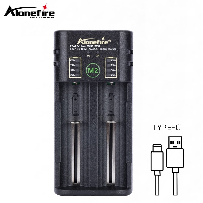 M1 type-c kiirlaadimisega liitiumaku Ni-mh nr 5 nr 7 18650 26650 universaalne nutikas laadija