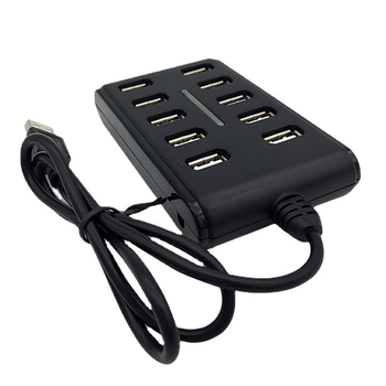USB dokkimisjaam USB2.0HUB 10 jaoturiga kaherealine 10 USB2.0 jaoturiga avatud pesaga
