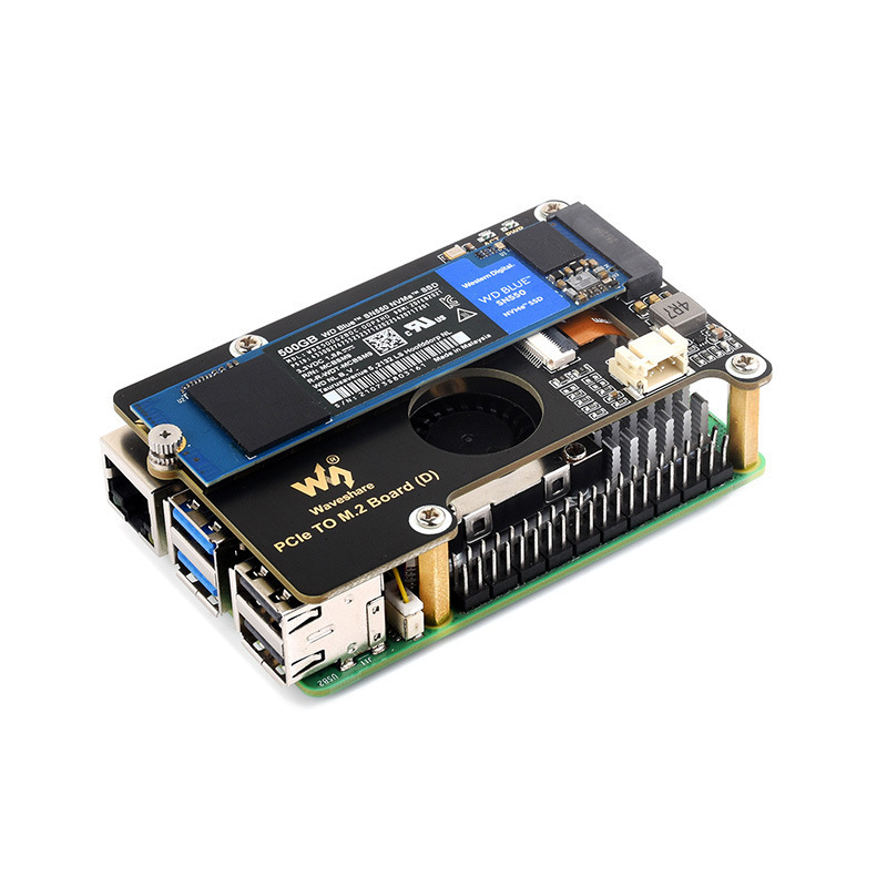 Weixue Raspberry Pi 5 Pcie платка за разширение на твърд диск 8Gbps високоскоростно четене и запис M.2 интерфейс Nvme твърд диск
