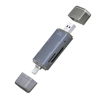 Kaardilugeja USB3.0 mobiiltelefoni OTG kuus-ühes jaotur SD-kaamera arvuti tüüpi multifunktsionaalne TF-kaardilugeja