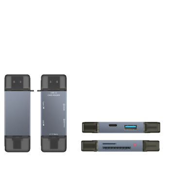 Kaardilugeja USB3.0 mobiiltelefoni OTG kuus-ühes jaotur SD-kaamera arvuti tüüpi multifunktsionaalne TF-kaardilugeja