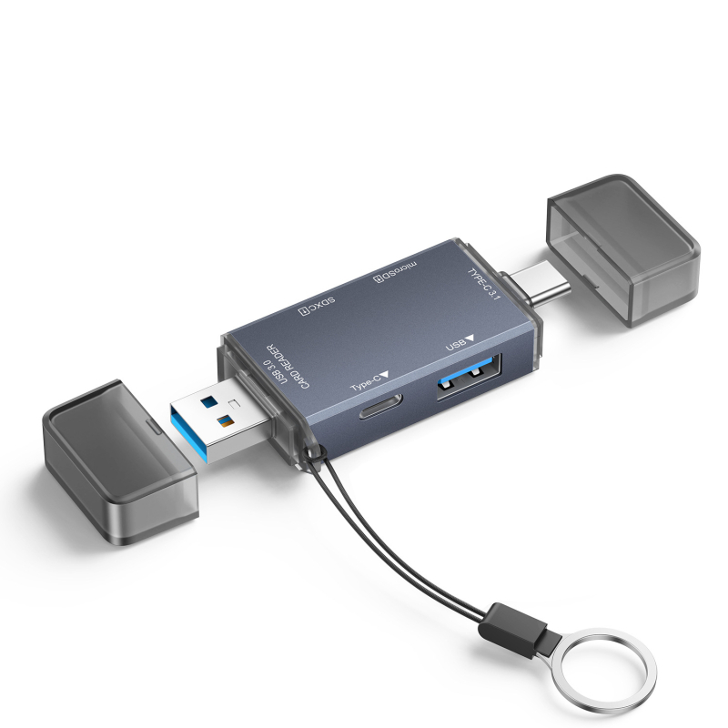 Kaardilugeja USB3.0 mobiiltelefoni OTG kuus-ühes jaotur SD-kaamera arvuti tüüpi multifunktsionaalne TF-kaardilugeja