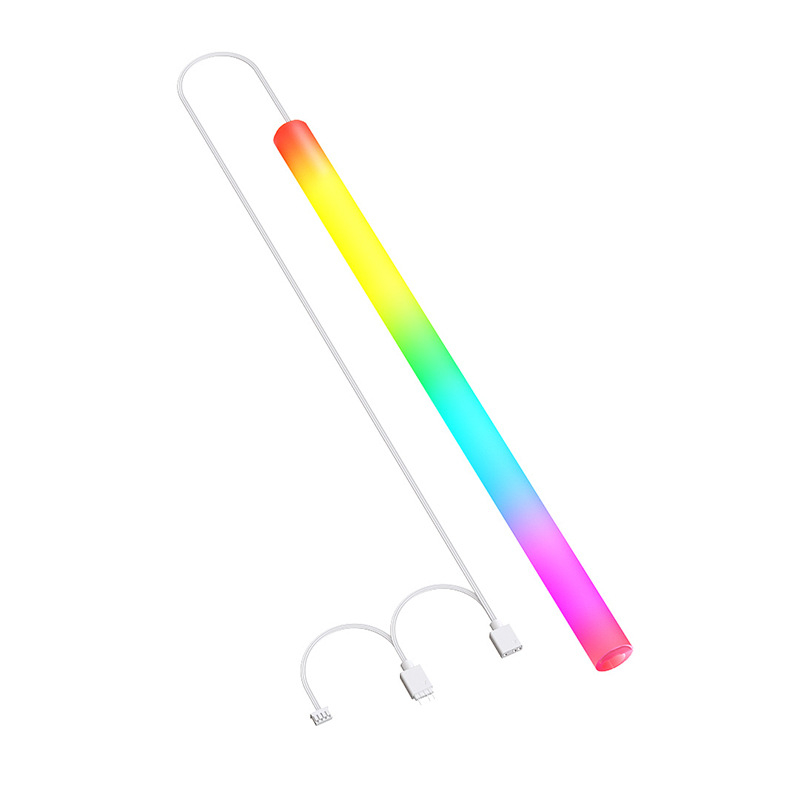 Nullkraadine protsessori veejahutustoru Argb jumaliku valguse sünkroniseerimine dekoratiivne perspektiivšassii sümfoonia veejahutus neoontoru