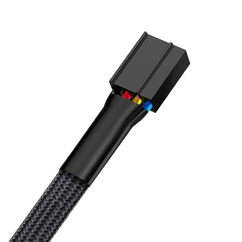 4-pin temperatuuri juhtimise liidese pikendusliin ühe-viie PWM-paketi juhtmetüüpi arvuti ventilaatori jaotur