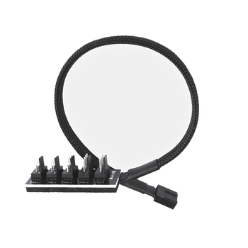 4-pin temperatuuri juhtimise liidese pikendusliin ühe-viie PWM-paketi juhtmetüüpi arvuti ventilaatori jaotur