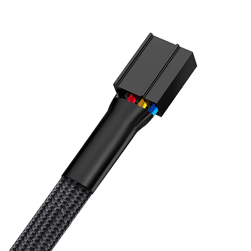 4-pin temperatuuri juhtimise liidese pikendusliin ühe-viie PWM-paketi juhtmetüüpi arvuti ventilaatori jaotur