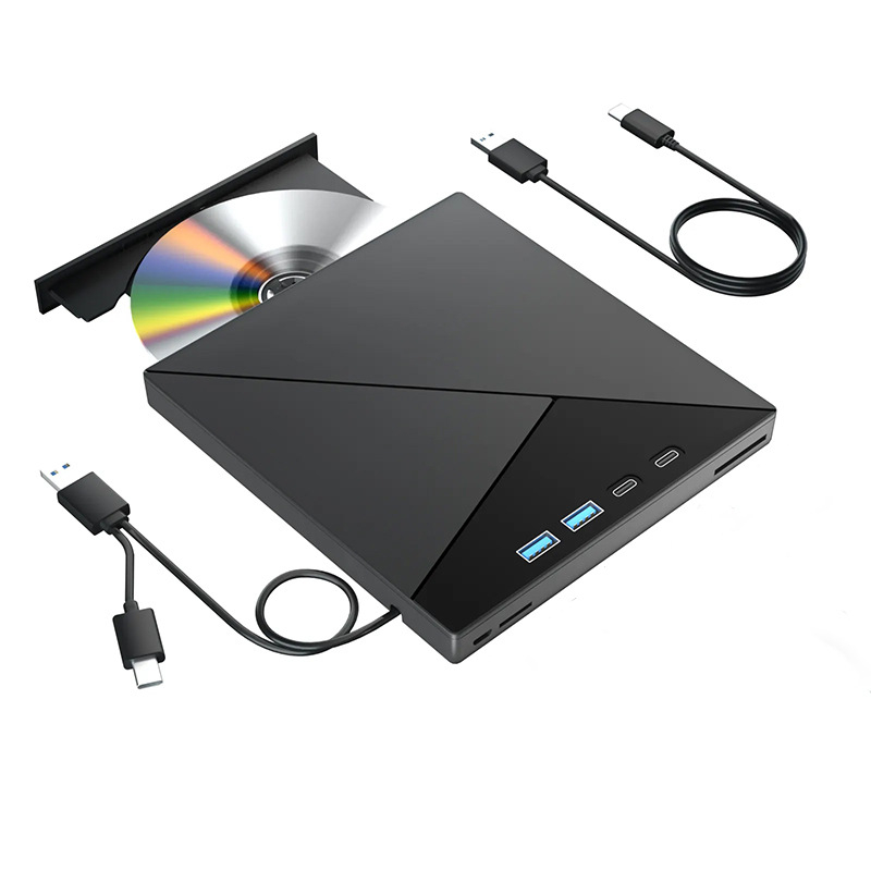 Unitate optică externă multifuncțională șapte într-unul, scriere USB tip C, hub DVD mobil pentru laptop