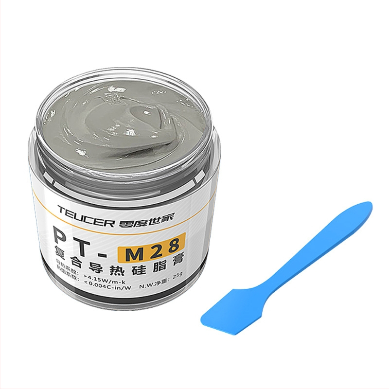 Силиконова грес PT-M28 за разсейване на топлината, семейство Zero Degree, 25g, силикон за разсейване на топлината за настолен компютър, лаптоп, графична карта, графичен процесор, чип