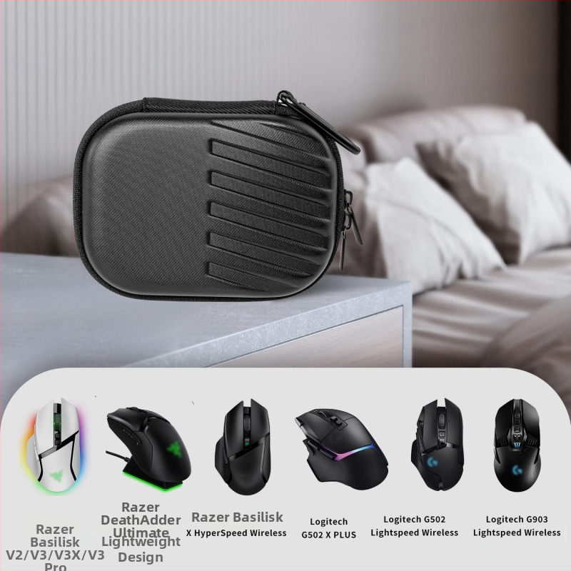 Подходящ за: калъф за съхранение на безжична мишка Logitech MXMaster3S и калъф за носене на мишка Razer Viper V3Pro