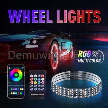 Piiriülene kuummüük autole LED-modifitseeritud maastikuratta rummulamp värviline striimer atmosfäärilamp värviline atmosfäärilamp