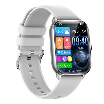 Új, nagyméretű képernyős női okosóra, pulzusmérő, vérnyomásmérő, okoskarkötő, Bluetooth hívás-hangsegéd, vízálló, határokon átnyúló