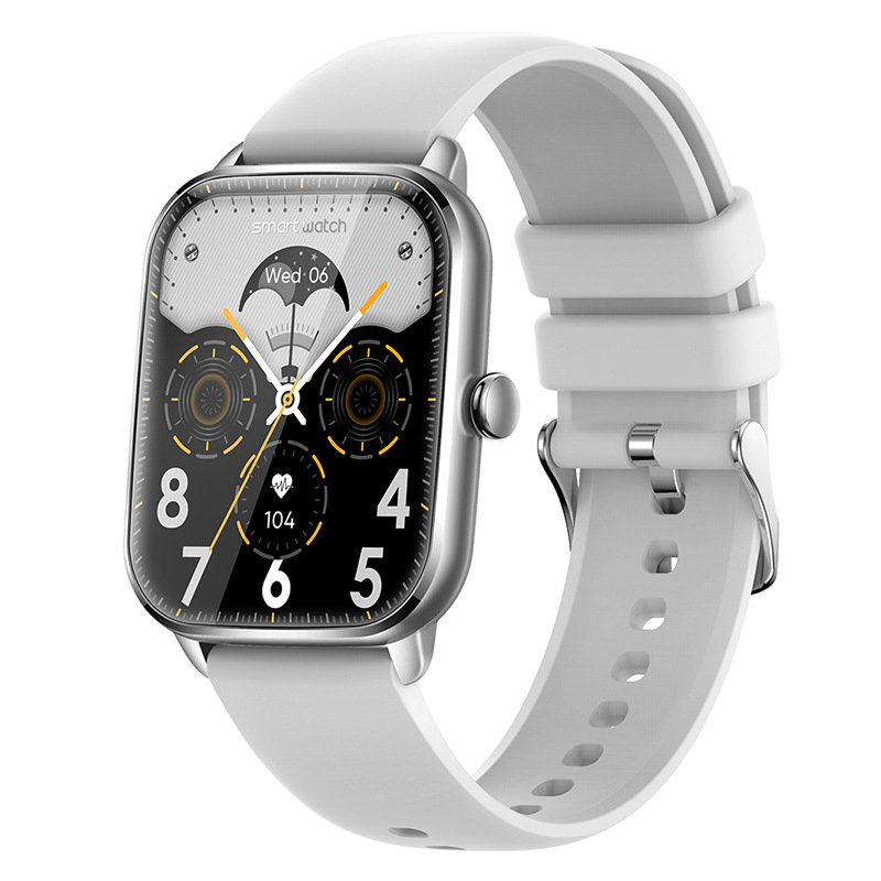 Új, nagyméretű képernyős női okosóra, pulzusmérő, vérnyomásmérő, okoskarkötő, Bluetooth hívás-hangsegéd, vízálló, határokon átnyúló