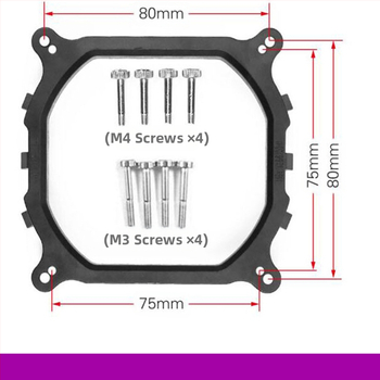 Arvuti ventilaatori radiaator 115x 1366 2011 radiaatori ventilaatori aluse kronstein AM4 pandlaga