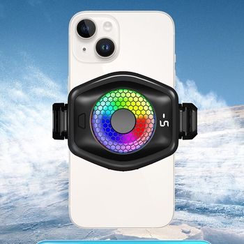 Uus digitaalse ekraaniga reaalajas mobiiltelefoni radiaatori ülivaikne magnetiline pooljuhtjahutusventilaator jäätumise tagaklamber