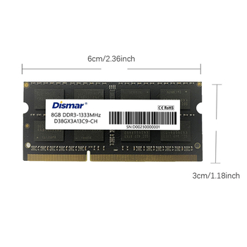 Dismarddr3Memory8Gb16Gbram1333Mhzforbotebookpc piiriülene müügipopulaarne mudel
