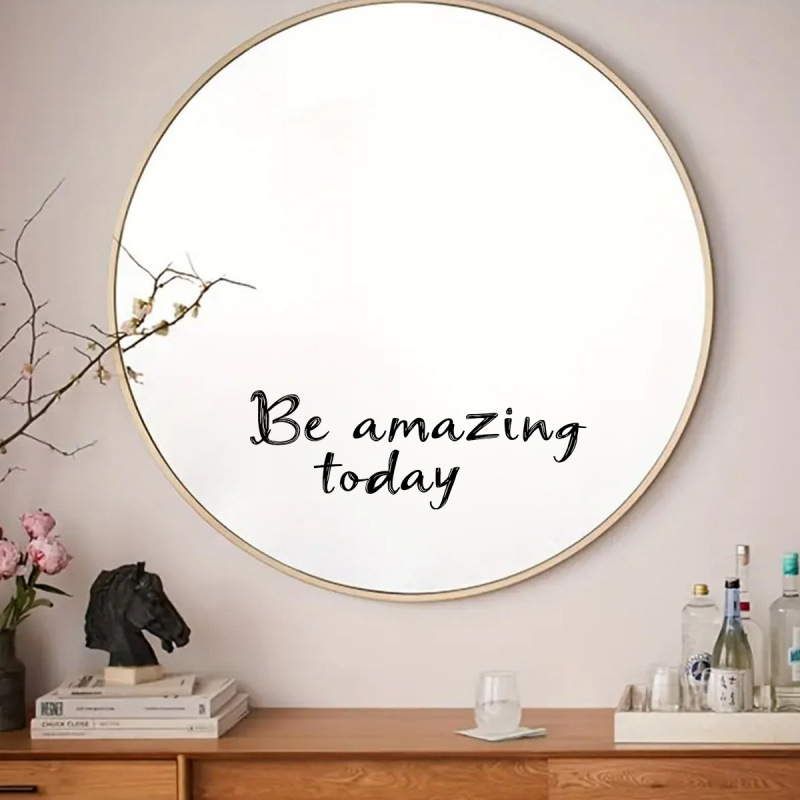 Üvegmatrica Mosdóasztal Öntapadós matrica WC Fésülködőasztal Tükördekoráció