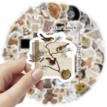 100 tükki räbaldunud ajalehe kirjanduslikke retro grafiti kleebiseid veekruus märkmik märkmik veekruus veekindlad grafiti kleebised