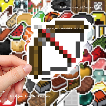 70 seiklusmängukleebist, Pixel Wind tööriistad, väikesed esemed, loominguline graffiti kaunistus, mobiiltelefoni kest, käekleebised