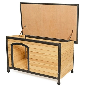 Határokon átnyúló ellátás FSC tanúsítvánnyal rendelkező fa kisállatkennel/kutyakennel/macskakennel/kisállatketrec/kisállatkellékek/kisállatház