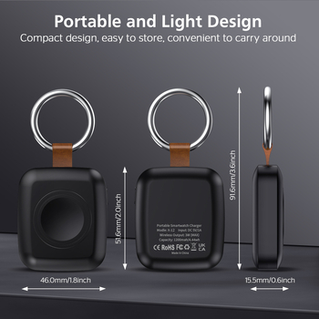 Sobib iWatch Apple Watchi juhtmevabale akupangale 1200Mah Mini Apple Watchi mobiilitoiteallikale