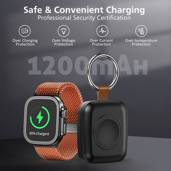 Sobib iWatch Apple Watchi juhtmevabale akupangale 1200Mah Mini Apple Watchi mobiilitoiteallikale