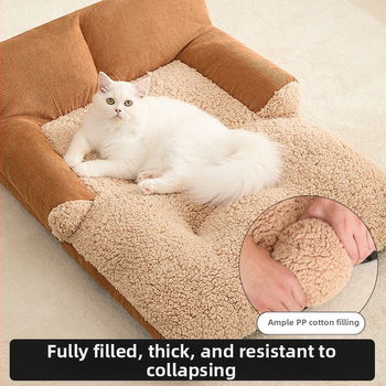 Μαξιλάρι γάτας για κατοικίδια Four Seasons Universal Cat Sofa Increase Thickened Warm Διασυνοριακό ζεστό εργοστάσιο πώλησης χονδρικής