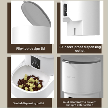 Lemmikloomade automaatne söötja kassi ajastus kvantitatiivne intelligentne kassitoitude koeratoitude puldiga WIFI Bluetooth-juhtimisega söötmismasin