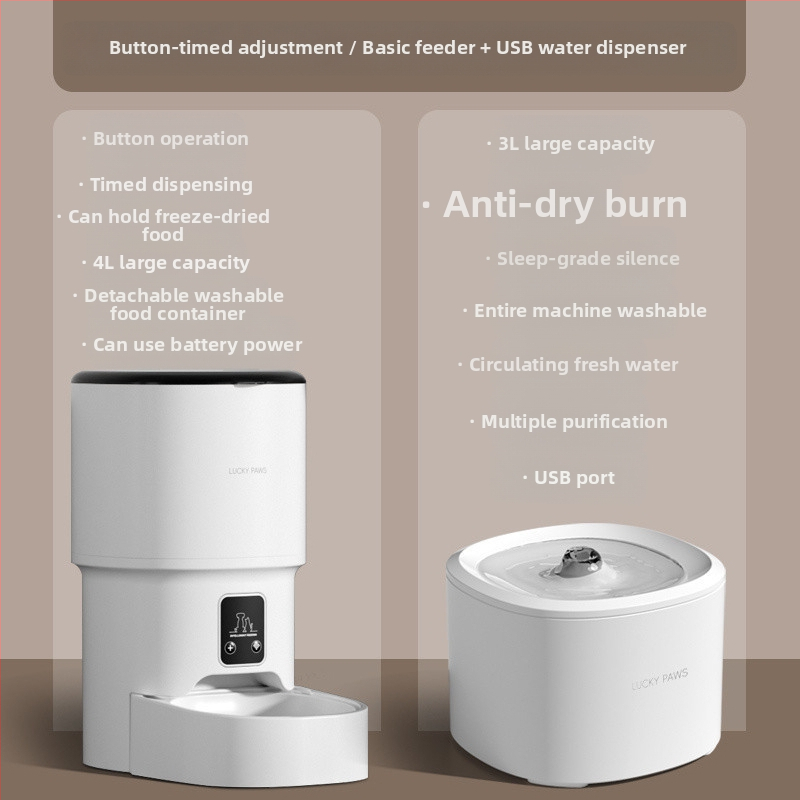 Lemmikloomade automaatne söötja kassi ajastus kvantitatiivne intelligentne kassitoitude koeratoitude puldiga WIFI Bluetooth-juhtimisega söötmismasin