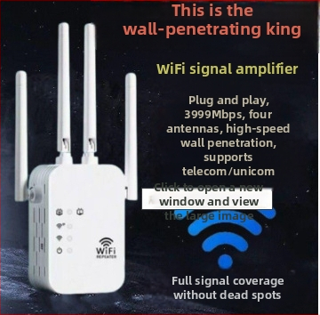 WiFi signāla uzlabošanas bezvadu paplašinātāja pastiprinātājs Palielināt tīkla maršrutētāja pārveidotāja atkārtotāju