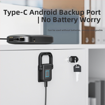 @`Smart Fingerprint Drawer Lock failu galda skapis Pretaizdzīšanas skapja slēdzene Mājas naktsskapīša paroles slēdzene Biroja skapis