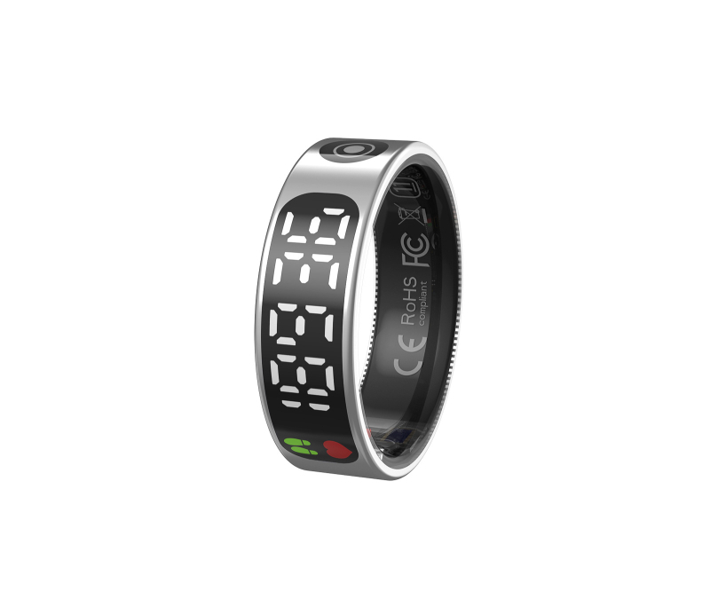 Viedais gredzens TK9 displeja ekrānam, skārienjutīgam sirdsdarbības ātrumam, asins skābekļa līmenim, miegam, Bluetooth soļu skaitītājam, ūdensnecaurlaidīgam, valkājamam gredzenam, jaunam modelim