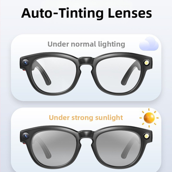 800W HD värinakindlad nutikakaamera video Bluetooth-prillid kaamera fotode tegemise tuvastamise tõlkeprillid