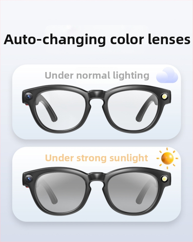 800W HD värinakindlad nutikakaamera video Bluetooth-prillid kaamera fotode tegemise tuvastamise tõlkeprillid