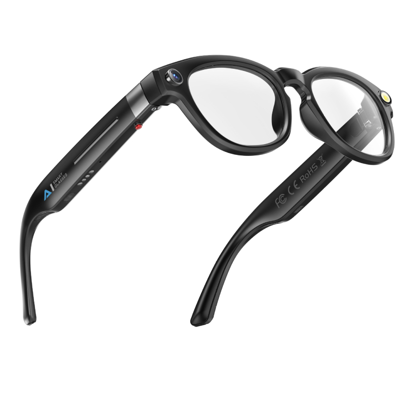 800W HD värinakindlad nutikakaamera video Bluetooth-prillid kaamera fotode tegemise tuvastamise tõlkeprillid