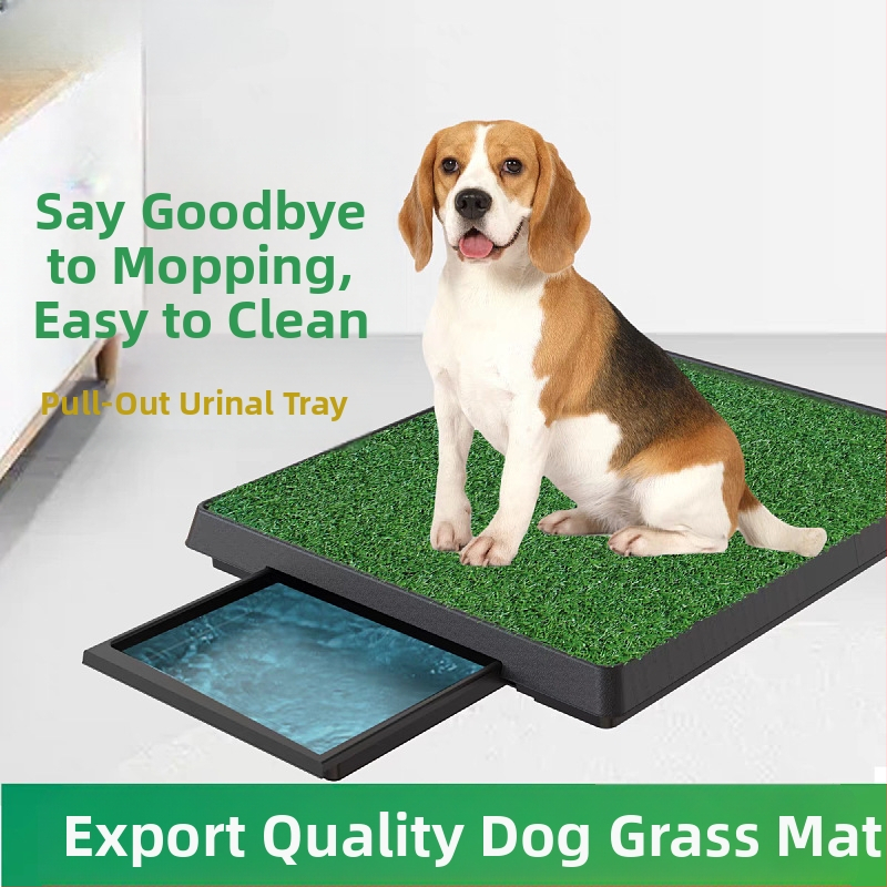 Koeratualett lemmikloomade murule, sobiv koeratualett suurele ja väikesele versioonile, simuleeritud murule, lemmikloomade mähkimisalus, piiriülene tehasevalmis laos