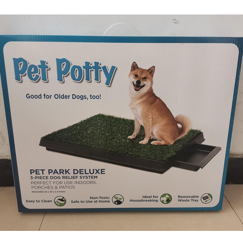 Koeratualett lemmikloomade murule, sobiv koeratualett suurele ja väikesele versioonile, simuleeritud murule, lemmikloomade mähkimisalus, piiriülene tehasevalmis laos