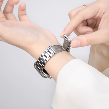 Az iWatch szíjhoz Advanced Sense Metal Three Steel Apple Watch szíj sport férfiaknak és nőknek Ultra2