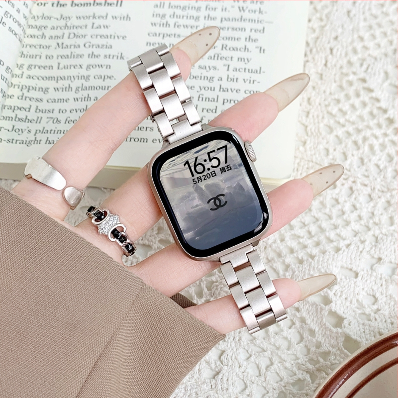 Az iWatch szíjhoz Advanced Sense Metal Three Steel Apple Watch szíj sport férfiaknak és nőknek Ultra2